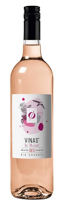 BEZALKOHOLISKS ROZĀ VĪNS VINA'0, BIO, 0.75L(DEP)