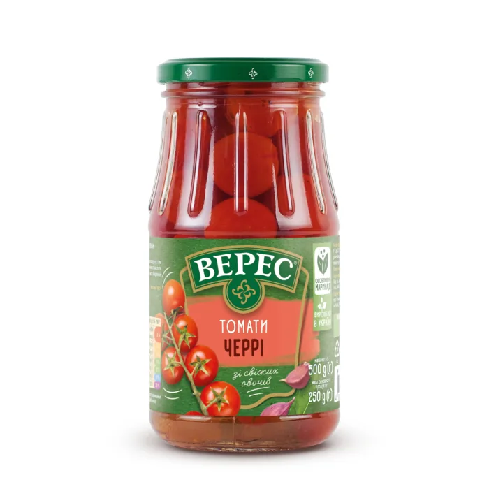MARINĒTI TOMĀTI VERES CHERRY 500G/250G
