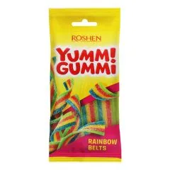 ŽELEJKONFEKTES ROSHEN YUMMI GUMMI SOURBELTS 70G