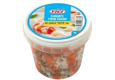 Surimi garneļu formā Viči ķiploku eļļā 320 g