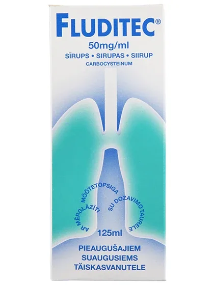 Fluditec sīrups 5%, 125 ml