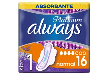 HIGIĒNISKĀS PAKETES ALWAYS PLATINUM NORMAL 16GAB.