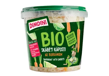 KĀPOSTI BIO SKĀBĒTI AR BURKĀNIEM DIMDIŅI 650G