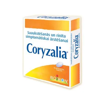 Coryzalia apvalkotās tabletes N40