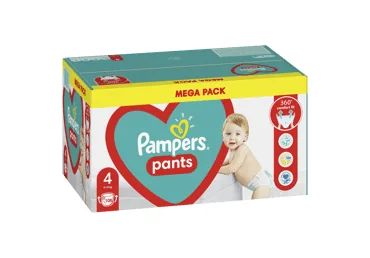 AUTIŅBIKSĪTES PAMPERS MP S4 9-15 KG 108GAB