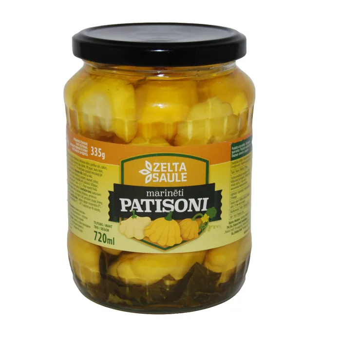 PATISONI ZELTA SAULE MARINĒTI 670G/335G