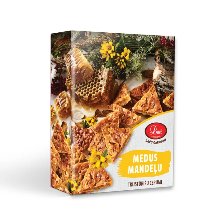 CEPUMI LĀČI MANDEĻU MEDUS TRIJSTŪRĪŠI 220G