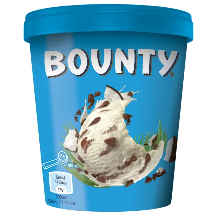 SALDĒJUMS BOUNTY ICE TUBE 450ML/255G