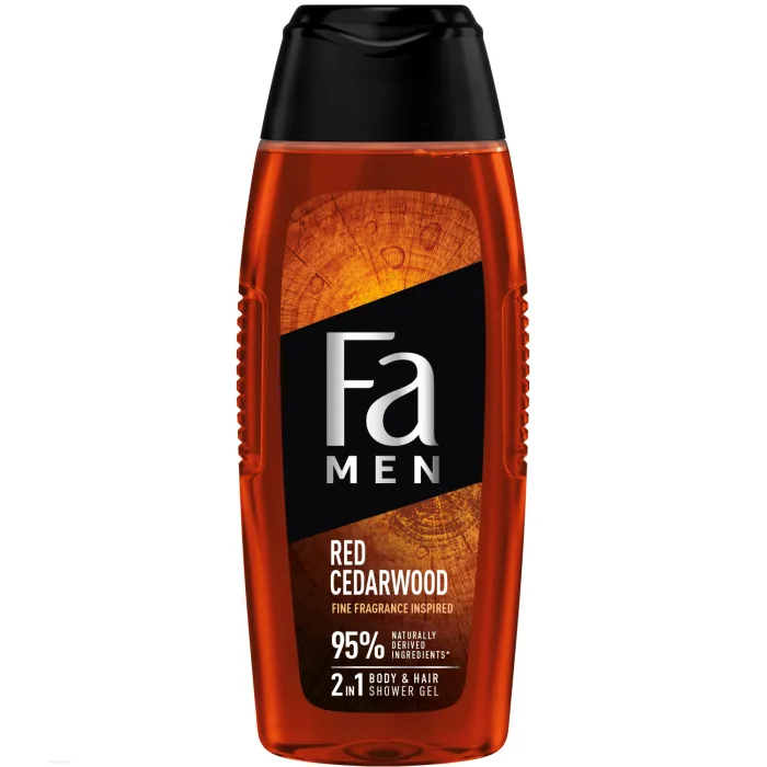 DUŠAS ŽELEJA FA MEN RED CEDARWOOD 400ML