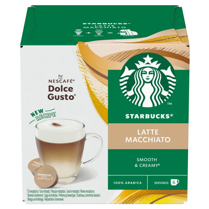 KAFIJAS KAPSULAS STARBUCKS LATTE MACCHIATO 12X10,75G