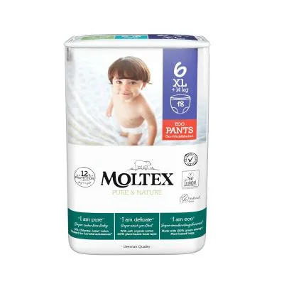 Moltex Pure & Nature biksītes 6 XL N18