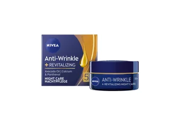 SEJAS KRĒMS NIVEA ANTI-WRINKLE 55+ PRETGRUMBU NAKTS 50ML