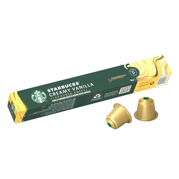 KAFIJAS KAPSULAS STARBUCKS CREAMY VANILLA 10GAB, 51G