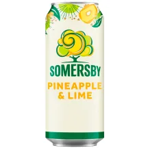 Сидр Somersby с ананасово-лаймовым вкусом, 4,5%, 0,5 л