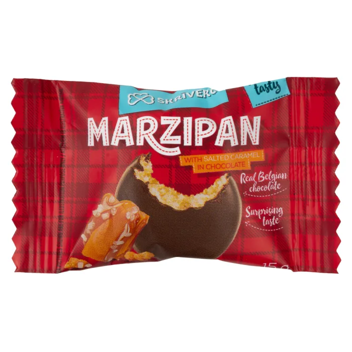 MARCIPĀNS SKRĪVERU ŠOKOLĀDĒ AR SĀLĪTO KARAMELI KG