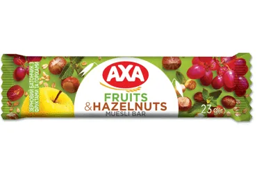 MUSLI BATONIŅŠ AR AUGĻIEM UN LAZDU RIEKSTIEM AXA 23G