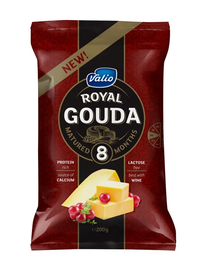 SIERS ROYAL GOUDA BLACK VALIO  8 MĒN, 200G