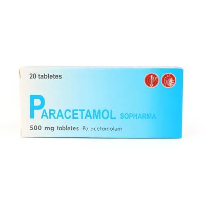 Paracetamol Sopharma 500 mg tabletes N20