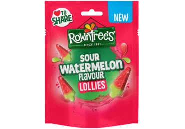 ŽELEJAS KONFEKTES SOUR WATERMELON ROWNTREES 130G