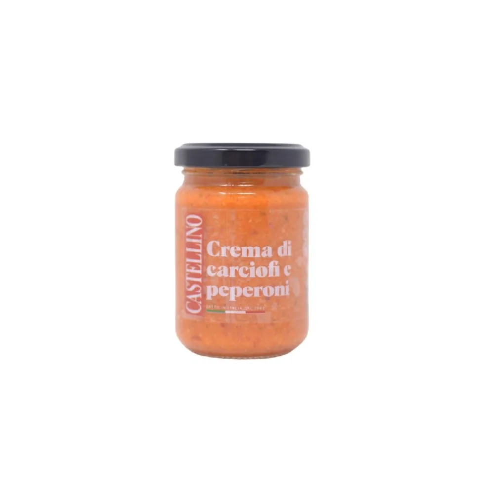 KRĒMS BRUSCHETTA AR PIPARIEM UN ARTIŠOKIEM, 135G, CASTELLINO