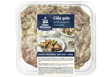 CĀĻA GAĻA GRIEĶU JOGURTA MARINĀDĒ RĪGAS MIESNIEKS 400G