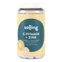 UZTURA BAGĀTINĀTĀJS SALLING CINKS UN C VITAMĪNS 150 TABLETES