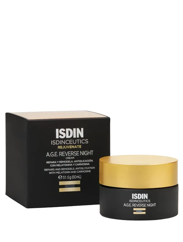Isdin Isdinceutics A.G.E reveverse nakts krēms pret grumbām, 50 ml
