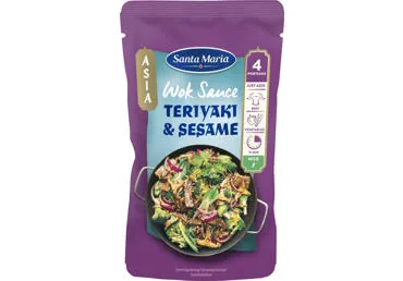 VOK MĒRCE TERIJAKI SEZAMA SANTA MARIA 150G