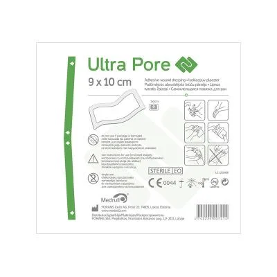Medrull Ultra Pore pašl.abs.ster. pārsējs 9 x 10 cm N1