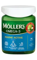 MOLLER OMEGA-3 MAGNE ACTIVE, 90 KAPSULAS