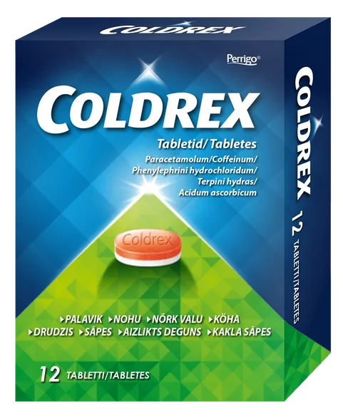Coldrex tabletes, 12 gab.