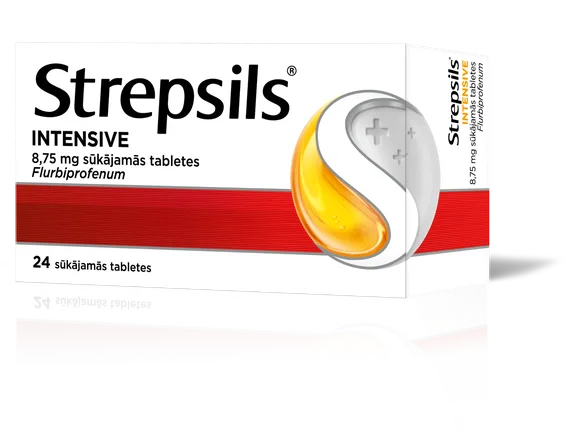 Strepsils Intensive 8,75 mg tabletes, 24 gab.