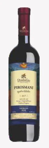 Sarkanvīns Dugladze Pirosmani, pussauss, 12%, 0,75 l