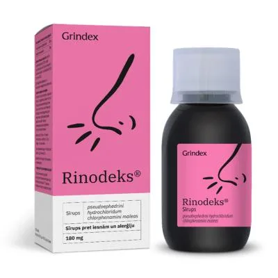 Rinodeks sīrups 180 ml