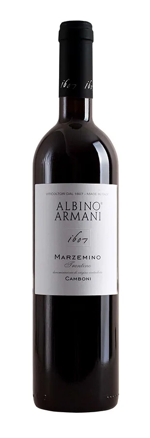 SARKANVĪNS ALBINO ARMANI MARZEMINO DOC, SAUSS, 12,5%, 0.75L