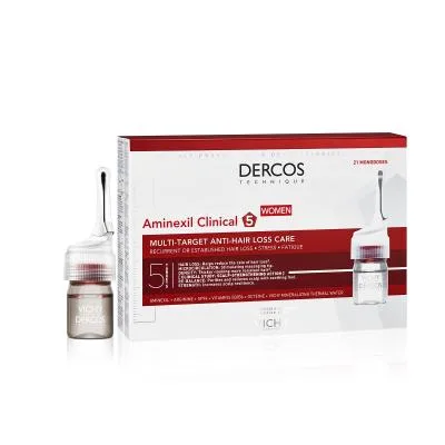 Vichy Dercos Aminexil Ampulas pret matu izkrišanu sievietēm, 6 ml X N21