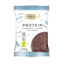 PROTEĪNA CEPUMS FRANK&OLI AR ŠOKOLĀDI UN KAKAO AR SALDINĀTĀJU 50G