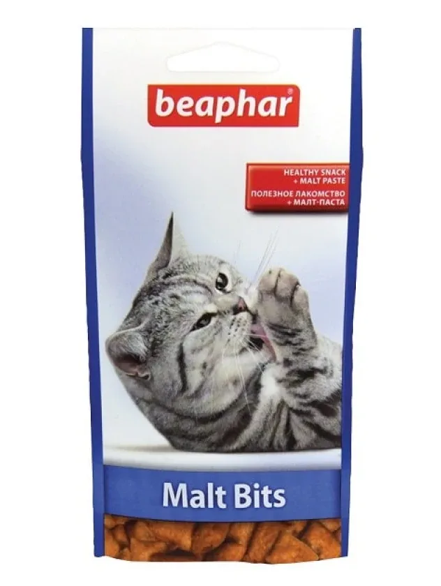 Beaphar Malt-Bits kraukšķīgie spilventiņi, 35 g