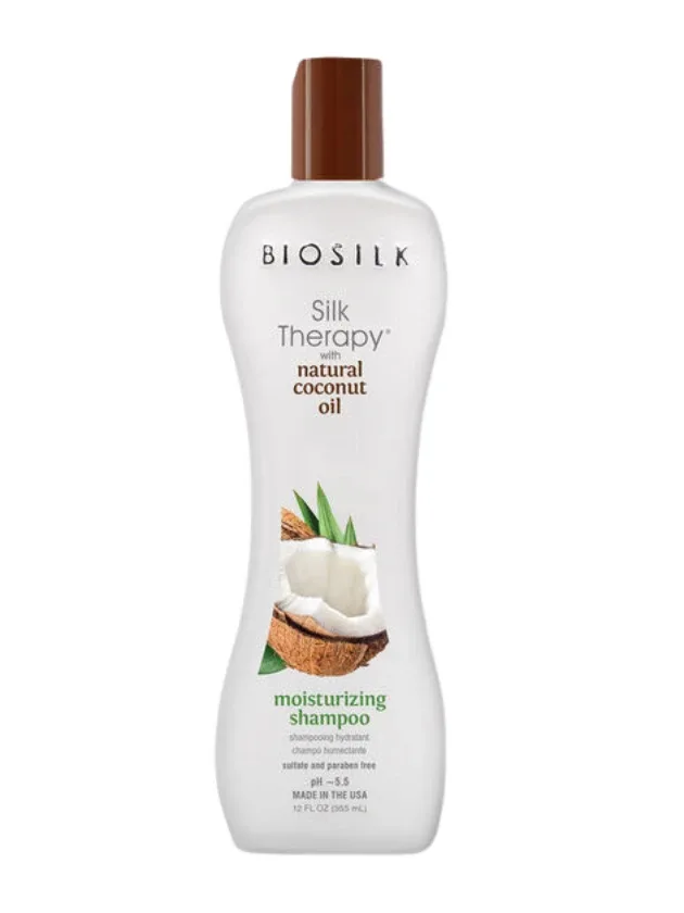 Шампунь BioSilk Silk Therapy с натуральным кокосовым маслом увлажняющий, 355 мл