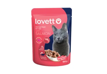 KONSERVĒTA KAĶU BARĪBA LOVETT AR LASI 100G
