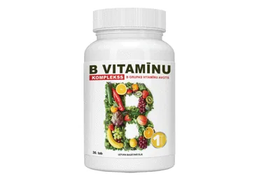 UZTURA BAGĀTINĀTĀJS PHARMA MARKET VITAMĪNA B KOMPLEKSS N30