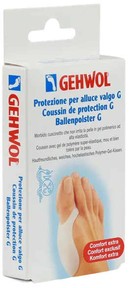 Gehwol P-Gel Ballenpolster G aizsargpolsteris kājas lielajam pirkstam, 1 gab.