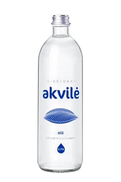 DZERAMAIS ŪDENS AKVILE, NEGAZ., STIKLĀ, 0,75L(DEP)