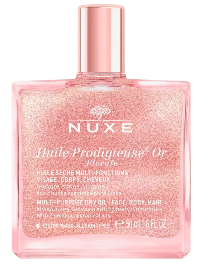 Nuxe Huile Prodigieuse Florale or sausā eļļa ar mirdzumu, 50 ml