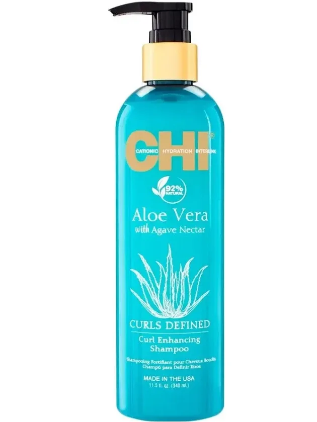 Chi Aloe Vera Curl enhancing šampūns, 340 ml
