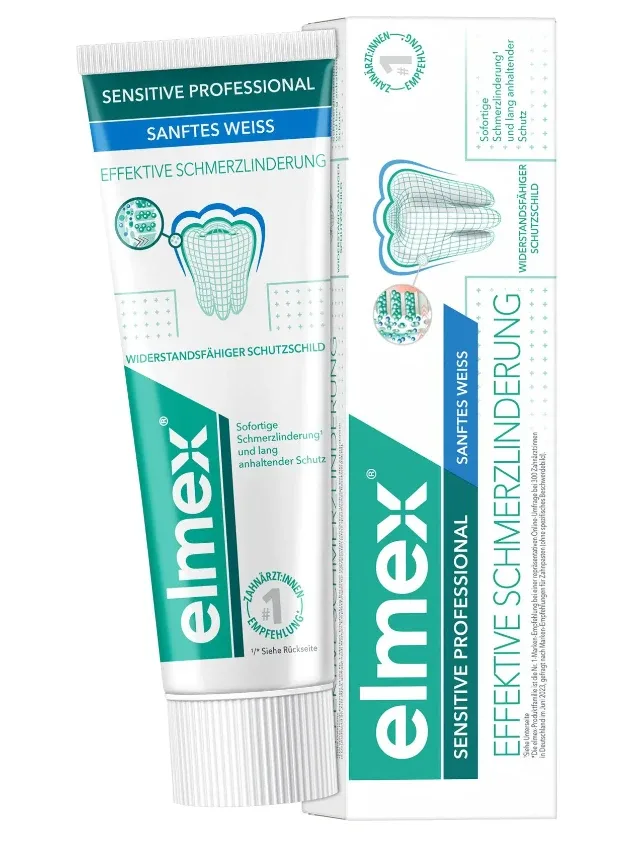 Elmex Sensitive Professional Plus gentle white zobu pasta, 75 ml