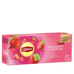 TĒJA LIPTON ZEMEŅU RABARBERU 20 TM 32G