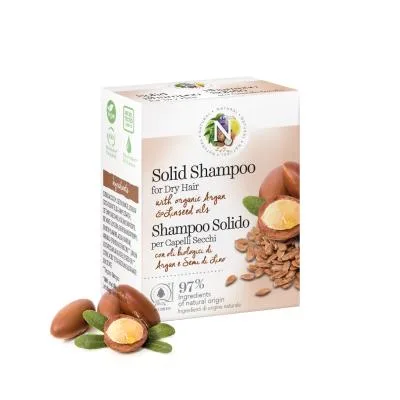 Natural cietais šampūns sausiem matiem 50 g