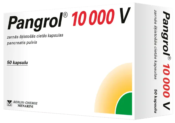 Pangrol 10000 V cietās kapsulas, 50 gab.