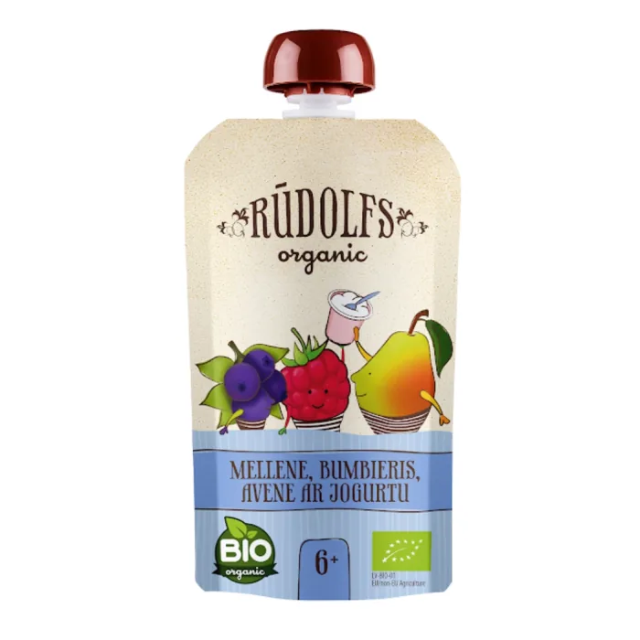 BIEZENIS RŪDOLFS MELLENE, BUMBIERIS, AVENE AR JOGURTU, ZĪDAIŅIEM NO 6MĒN. BIO 110G
